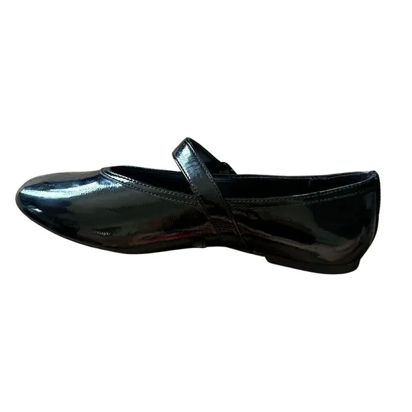 NWT A New Day Black Patent Mary Jane Flats Size 11 - Image 6