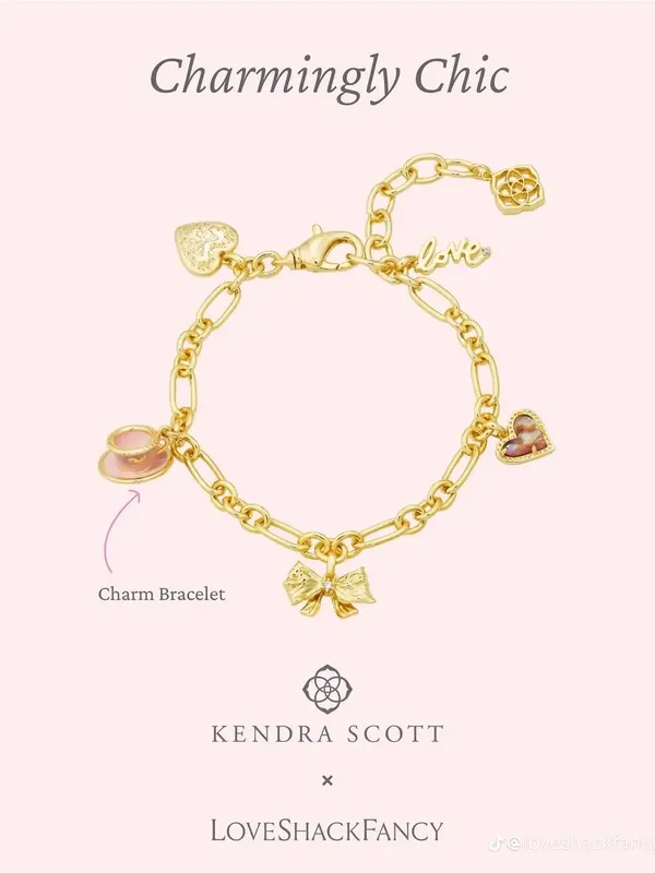 Kendra Scott x LoveShackFancy On Hand Charm Bracelet - Image 4