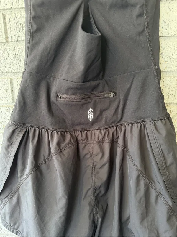 Free People Movement Righteous Runsie Romper Short Black Size XS - Image 7