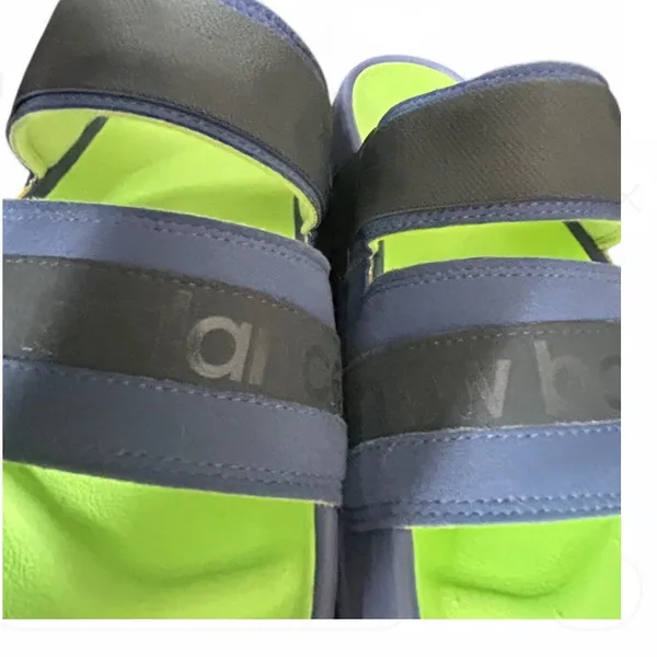 New Balance Anthropologie Navy Slide Sandals size 8 - Image 8