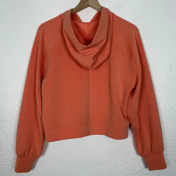Lululemon Softstreme Hoodie Coral Kiss Athleisure Size 8 - Image 3