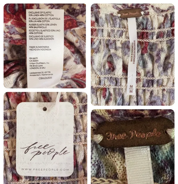 Free People Boho Floral Blouse - Image 9