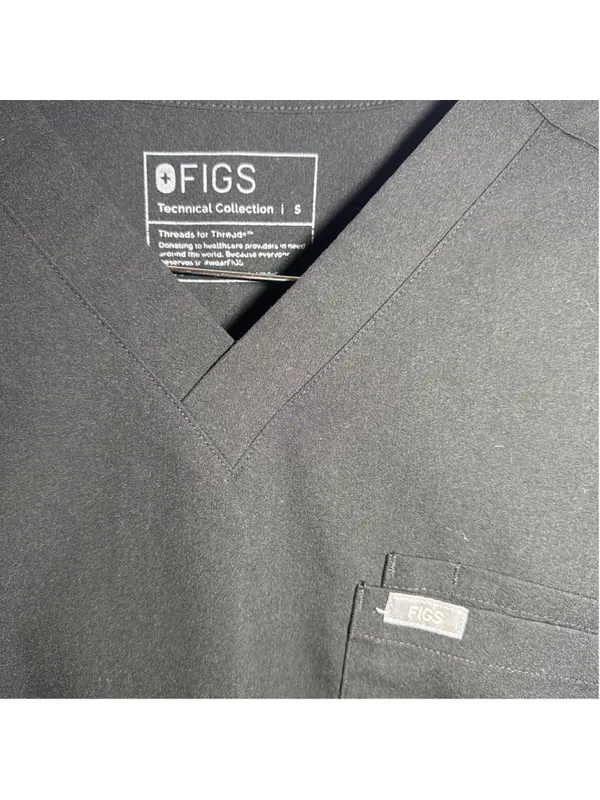 FIGS Scrub Set Size S Black inseam 32” - Image 2