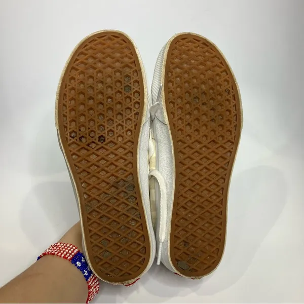Vans‎ Sk8 floral check marshmallow low top sneakers unisex sizing women’s size 7 - Image 8
