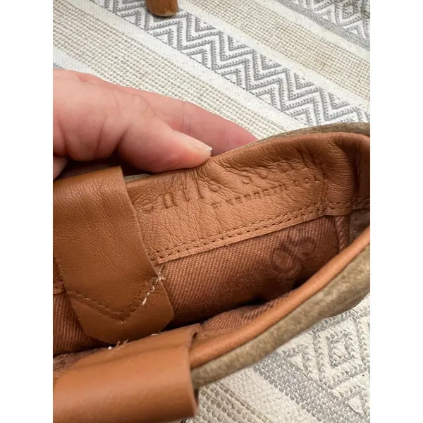 Gentle Souls Tan Suede Mid-Calf Lug Sole Zipper Brody Boots US 9 Kenneth Cole - Image 11