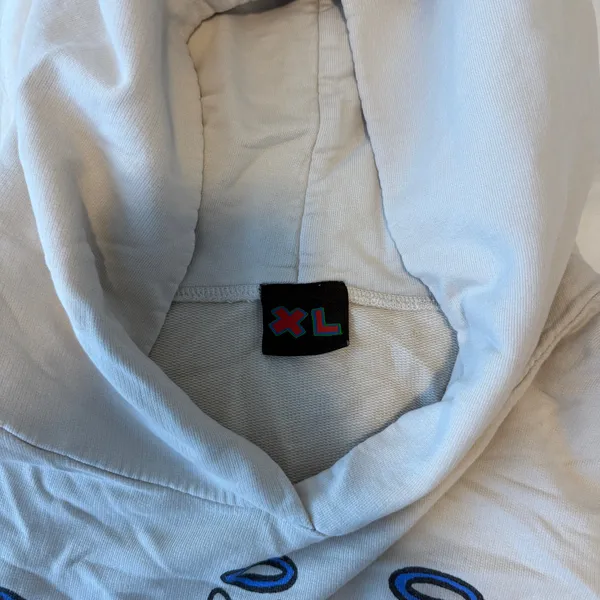 Mega Yacht Hoodie White Size XL - Image 7