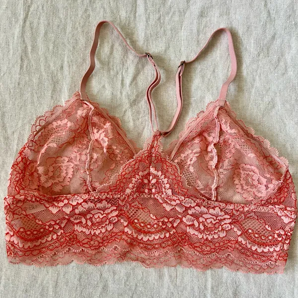Free People Lace Racerback Bralette - Image 3