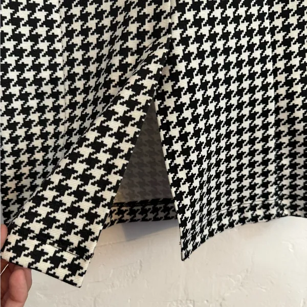 STARING AT STARS PIN UP BODYCON DRESS SMALL LIKE NEW houndstooth - Image 9
