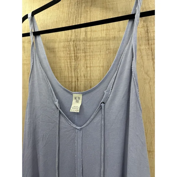 We The Free Scarlett Lavender Ribbed Tank Top Size Large - Image 5