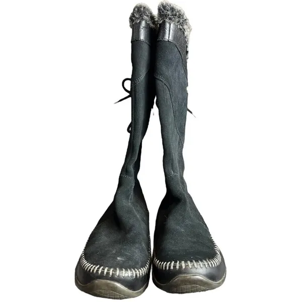 The North Face Women's 6 Janey Boots Black Tall 200G‎ Primaloft Insulated Winter - Image 2