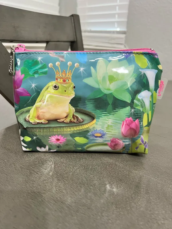 Catseye London beautiful frog prince makeup bag Green - Image 2