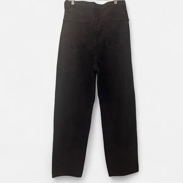 Insane Gene Black Weekend Crossover Hi-Rise Straight Jeans Size 29 - Image 3