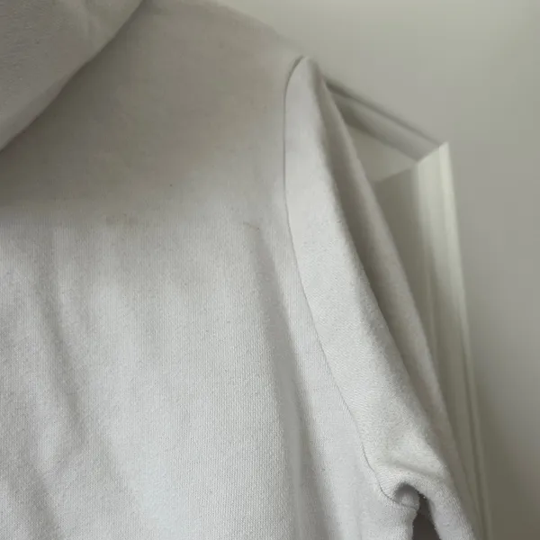 adidas White Pullover Hoodie with Small Logo - Image 9
