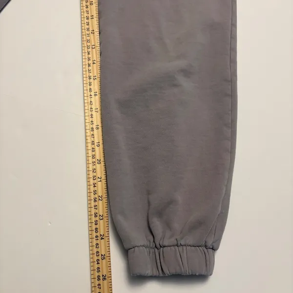 Brandy Melville Sweatpants Women One Size Small Grey Rosa Joggers Fleece - Image 8