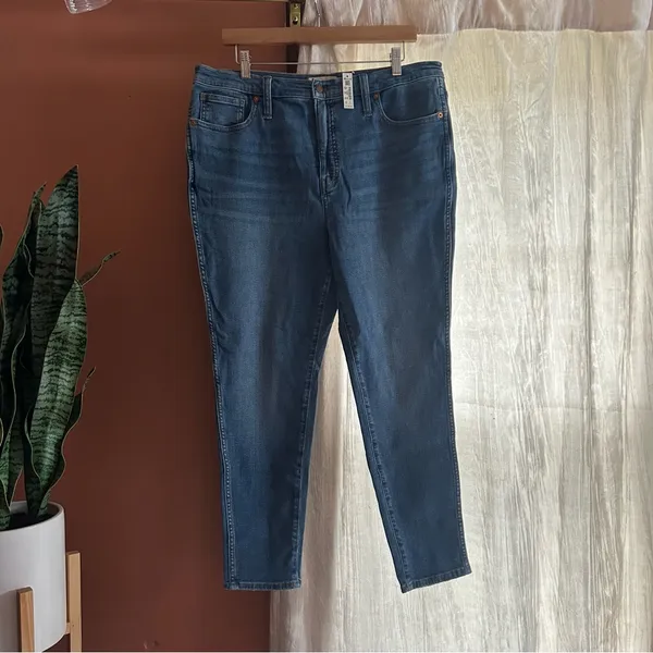 Madewell High-Rise Skinny Crop‎ Jeans in Bradfield Wash $138 NWT See Size Info - Image 3