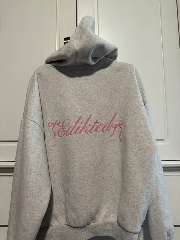 Edikted Grey Hoodie - Image 2