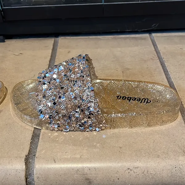 Weeboo Glitter Jelly Slides Size 7 - Image 3