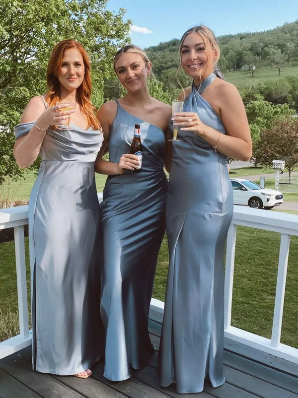 Revelry Bridesmaid Dress Blue Size 6 - Image 2