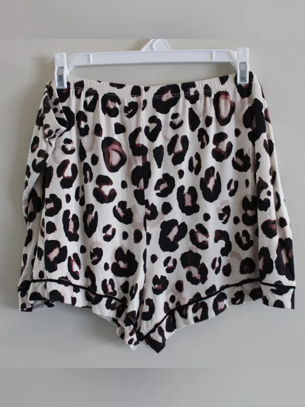 Stars Above Leopard Print Pajama Set Size XXL - Image 2