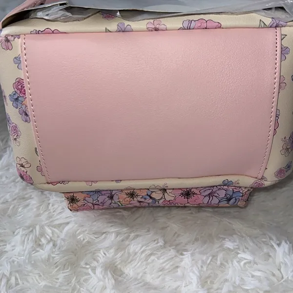 Loungefly x Disney mini backpack Aristocrats Color Cream & Floral NWT - Image 9