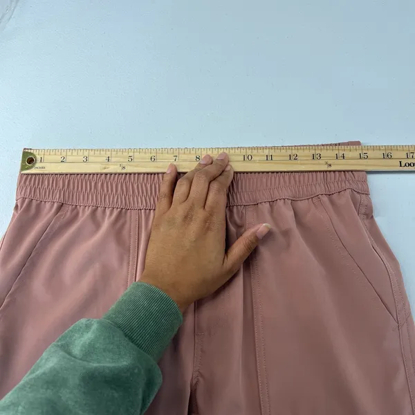 Stitch Star Ankle Pants Womens S Pink‎ Stretch High Rise Tapered Leg Athletic - Image 8