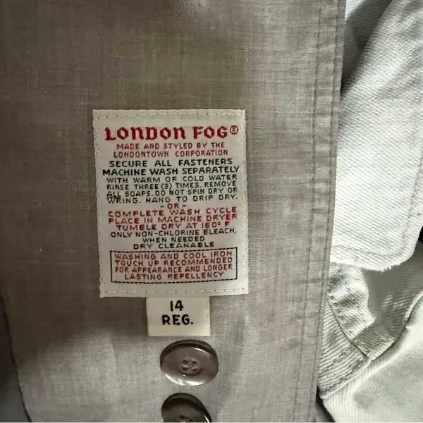 S31 London Fog Light Gray Coat - Image 5