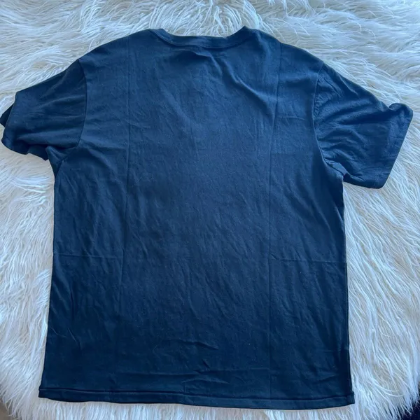Skims Threadbare Cotton V-Neck T-Shirt Soot Size Large - Image 5