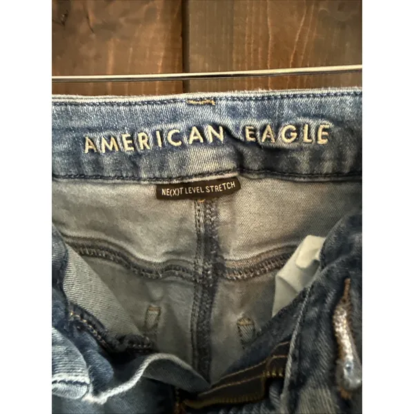 American Eagle AE Next Level‎ Stretch Curvy High Rise Jegging Medium Size 4 - Image 7
