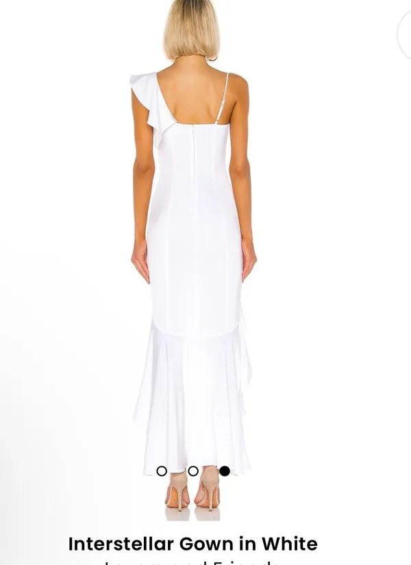 Revolve Interstellar Gown in White - Image 2