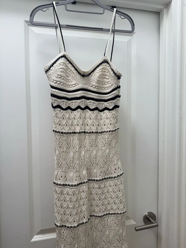 ZARA Crochet Maxi Dress Knit - Image 2