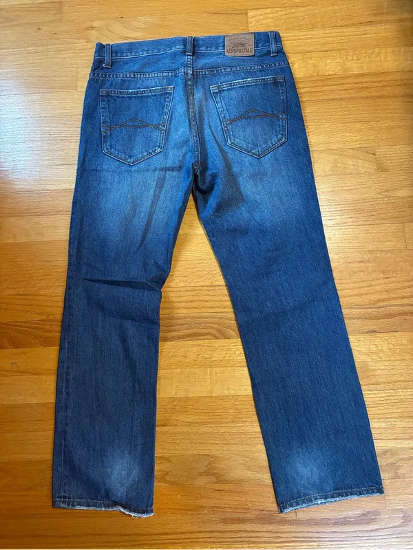 Aeropostale Essex Straight Leg Denim Jeans Blue Women’s 31/30 - Image 7