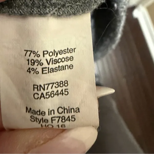 J Crew Gray Turtleneck Sweater Dress Small - Image 5