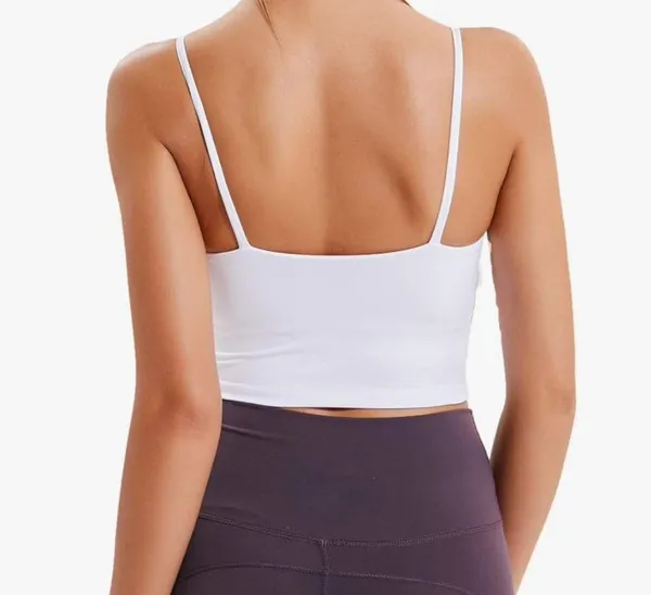 Lemedy Women Sports Bra Fitness Workout Running Shirt Yoga Tank Top - Image 2