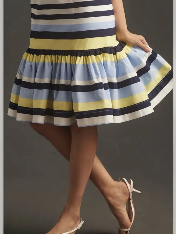 Anthropologie Maeve NWT Sleeveless Square Neck Midi Dress - Image 3