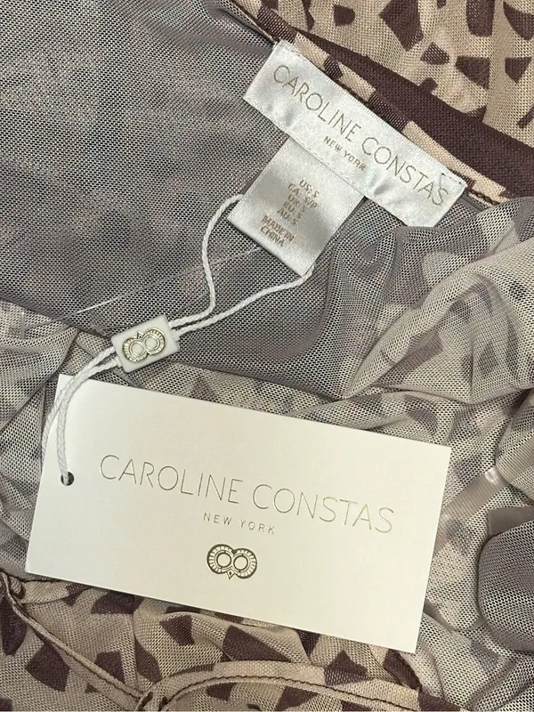 Caroline Constas New York Long Sleeve Maxi Dress Mesh Swim Coverup NWT - Image 6