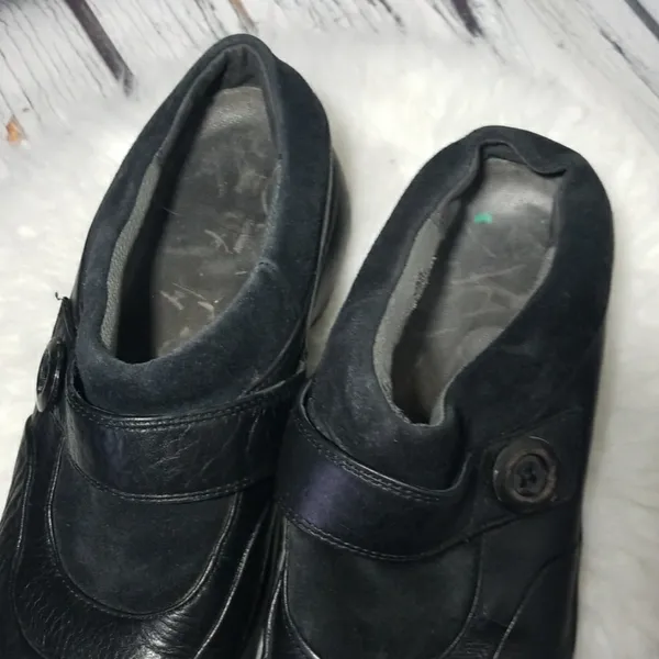 Dansko slip on black clog mule nursing career shoes sz 9 - Image 4
