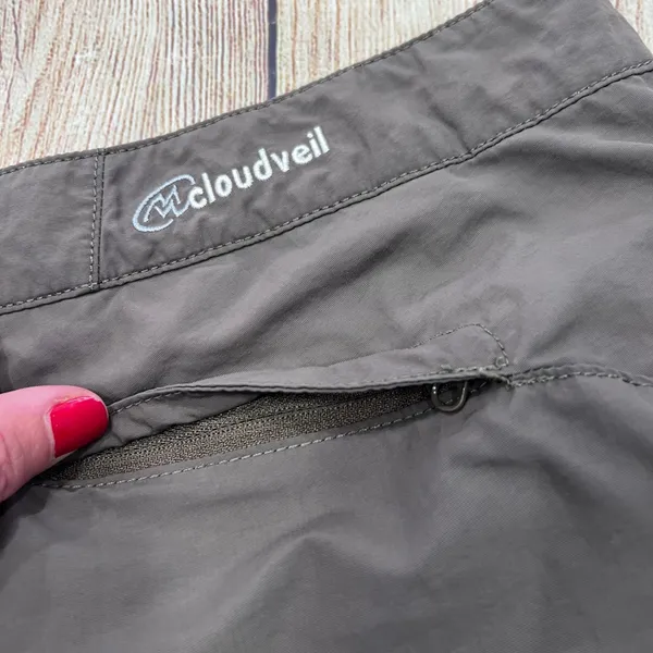 Cloudveil Womens 14 Hiking Shorts Brown Nylon Cargo Utility‎ Outdoor Gorpcore - Image 10