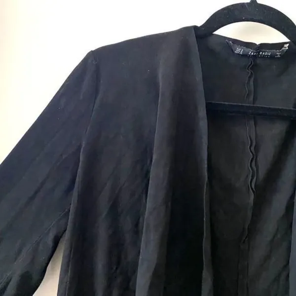 ZARA Suede‎ Blazer Style Long Sleeve - Image 2