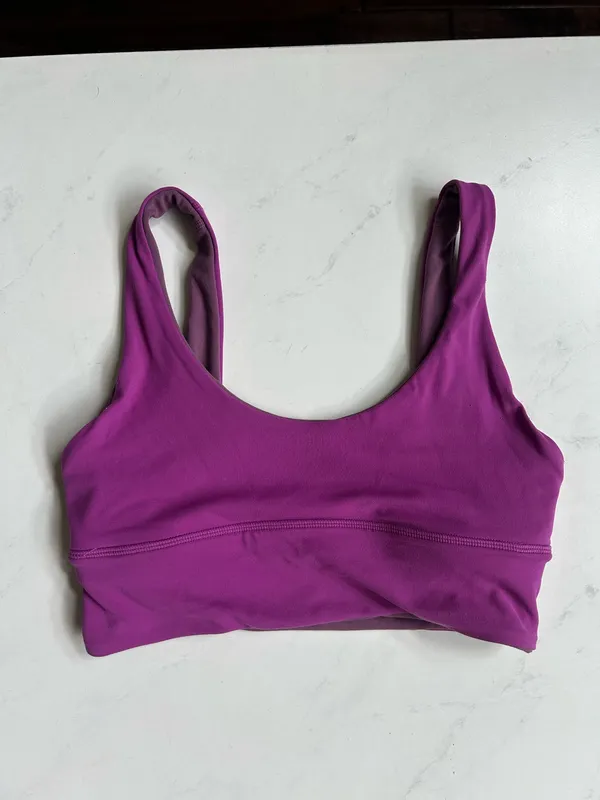 Lululemon Align Reversible Bra Vivid Plum Vintage Plum - Image 9