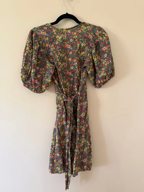 Doen Emilia Dress in Green Valley Floral. NWT sz XS - Image 4