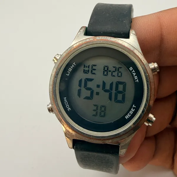 Time and Tru Women's Silver Tone Digital Watch - New Battery - Image 6