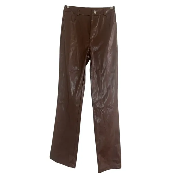 ✨Princess Polly LOVE LIES SZ 4 PANTS BROWN✨ - Image 9
