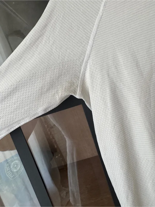 Lululemon Swiftly Tech Long Sleeve Shirt 2.0 tee Tempo Stripe White Chrome - Image 5
