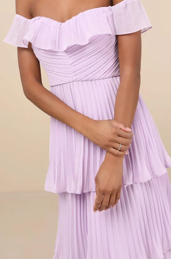 Off The Shoulder Maxi Dress - Image 3