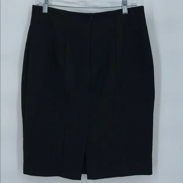 Flavio Castellani Black Pencil Skirt IT 46 Made in Italy - Image 5