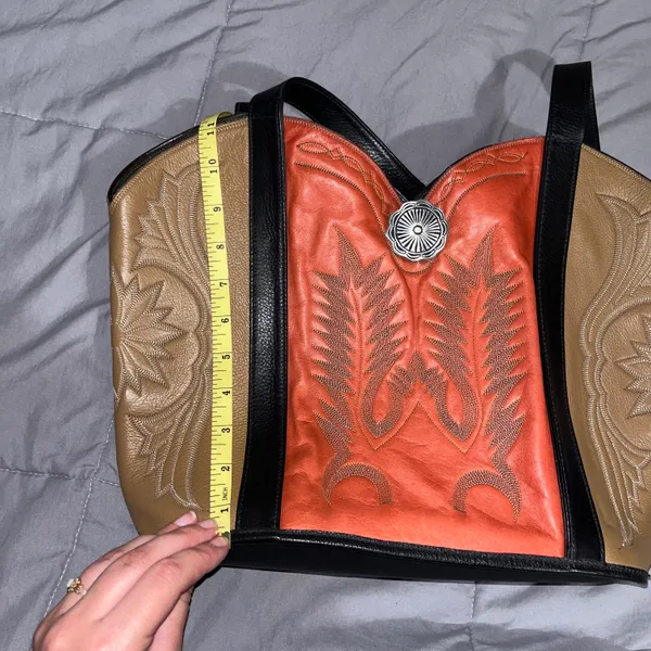 Erda Western Cowboy Boot Tote Bag Multiple - Image 12