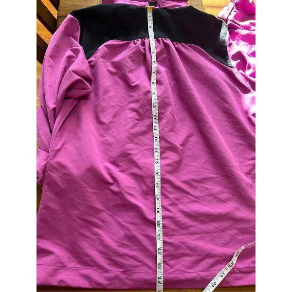 Women’s Y2K Vintage Nike Full Zip Jacket - Magenta Size Large - Image 9