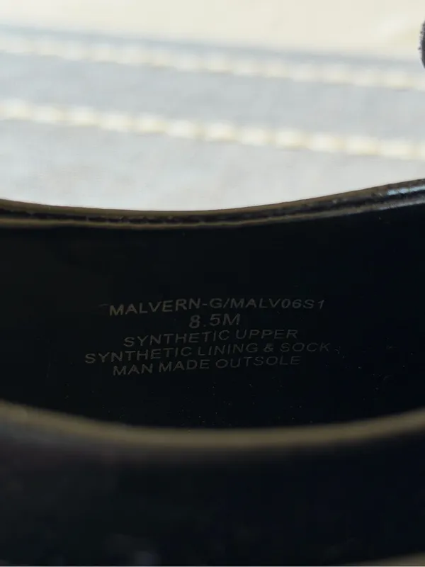 Steve Madden Malvern Chunky Platform Loafers Lug Sole Black Size 8.5 Gold Chain - Image 7