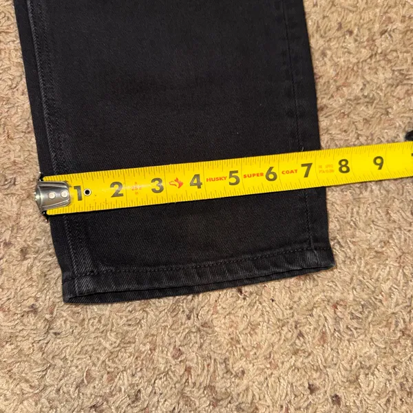 NWT American Eagle Outfitters Mom Straight Black Jeans size 6 - Image 7