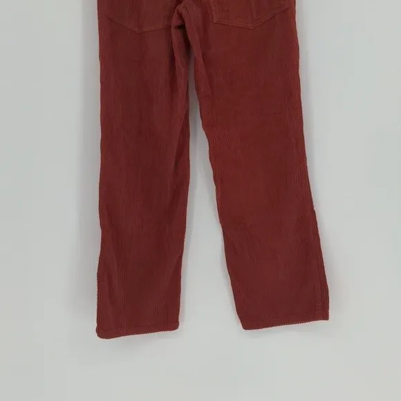 BDG Urban Outfitters Orange/Red Corduroy Straight Leg‎ Mid Rise Pant Size 25 - Image 13